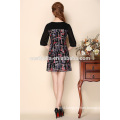 2016 Custom Women Embroidered Dress Top Quality One Piece Party Dress Casual Dress For Women